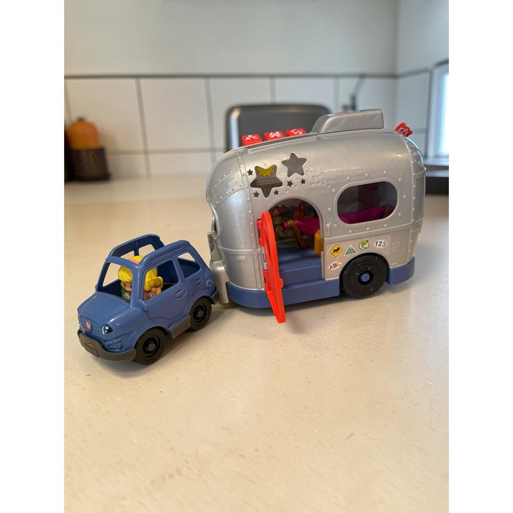 Fisher-Price Little People Songs & Sounds Camper Smart Stages Playset SUV